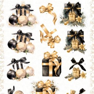 3D Pushout Sheet - Berries Beauties - Golden Whisper - Presents SB10989