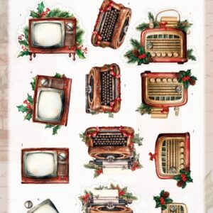 3D Pushout Sheet - Berries Beauties - Timeless Christmas - Timeless Devices SB11048