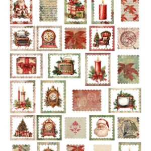 Berries Beauties - Timeless Christmas - Push Out Postage Stamp SB11077