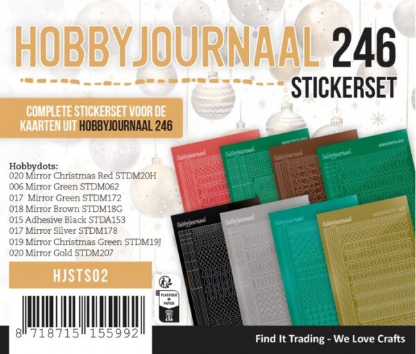 Stickerset Hobbyjournaal 246 HJST246