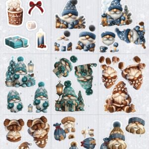 3D Cutting Sheet - Berries Beauties - Gnomie Holidays - Mini CD12380
