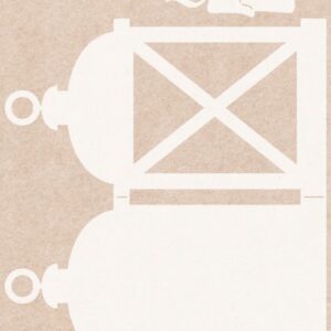 Stencil - Card Deco Essentials - Gnomie Holidays - Gnomie Lantern - A4 CDEST084