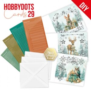 Dot and Do Cards 29 - Berries Beauties - Emerald Christmas Animals DODOPP029