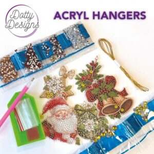 Acryl Hangers - Dotty Designs - Christmas DDDAH001