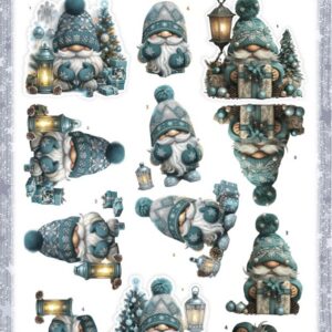 3D Pushout Sheet - Berries Beauties - Gnomie Holidays - Emerald SB11050