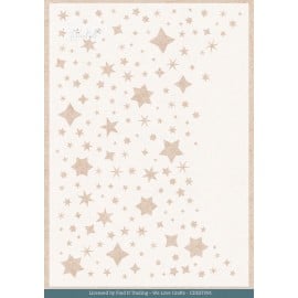 Stencil - Card Deco Essentials - Cosy WInter - Cosy Stars - A5 CDEST091