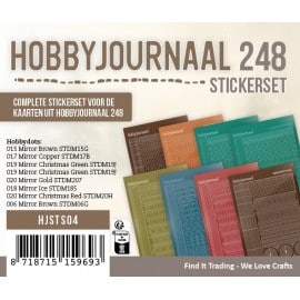 Stickerset Hobbyjournaal 248 HJSTS04