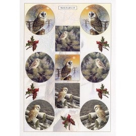 Cutting Sheet - WOC - nr 24 - Silent Night Owls WOC10024