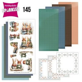 Sparkles 145 - Berries Beauties - Winter Bunnies SPDO145