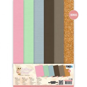 Linen Cardstock Pack - Berries Beauties - Owlways Yours - A4 BB-A4-10025