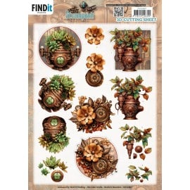 3D Cutting Sheet - Berries Beauties - Steampunk - Plants CD12407