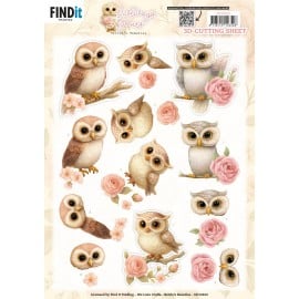 3D Cutting Sheet - Berries Beauties - Owlways Yours - Whimsy CD12412