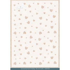 Stencil - Card Deco Essentials - Owlways Yours - Akways Yours Hearts CDEST095