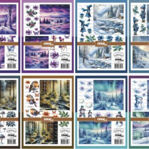 Bundel 8 knipvellen Winter A-H (van elk één) 8x A4 CLSVP901