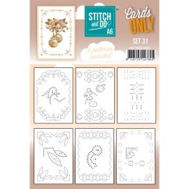 Stitch and Do - Cards Only A6 - Set 31 COSTDOA610031