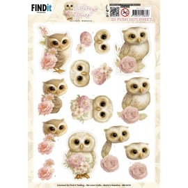 3D Pushout Sheet - Berries Beauties - Owlways Yours - Blossom SB11074