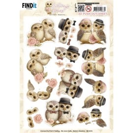 3D Pushout Sheet - Berries Beauties - Owlways Yours - Devotion SB11076