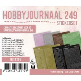 Stickerset Hobbyjournaal 249 HJSTS05