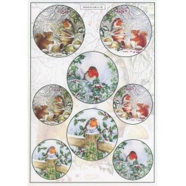 Cutting Sheet - WOC - nr 30 - Winter Animals  WOC10030