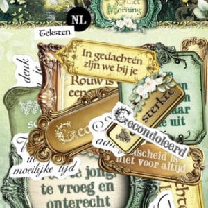 Quiet Morning Paper Elements Teksten NL (SL-QM-PE47)
