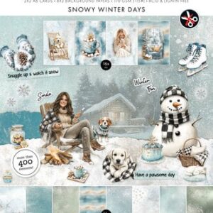 Snowy Winter Days Essentials Die-cut Designer Paper Pad (SL-ES-DCPP388)