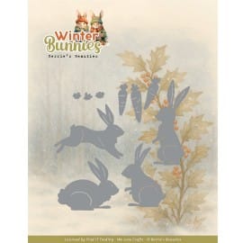 Dies - Berries Beauties - Winter Bunnies - Bunnies BBD10082