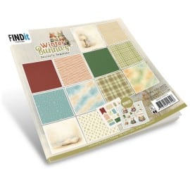 Paperpack - Berries Beauties - Winter Bunnies 20 x 20 cm BBPP10033