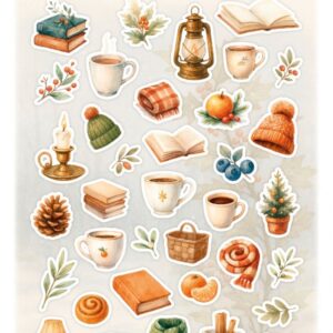 Cutting Sheet - Berries Beauties - Winter Bunnies - Small Elements CD12405