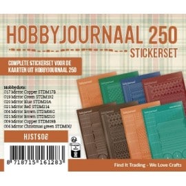 Stickerset Hobbyjournaal 250 HJSTS06