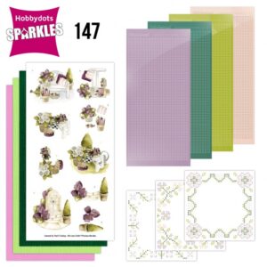 Sparkles 147 - Precious Marieke - Flowers on a Bench SPDO147