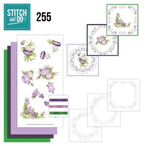 Stitch and Do 255 - Precious Marieke - Purple Blossom STDO255