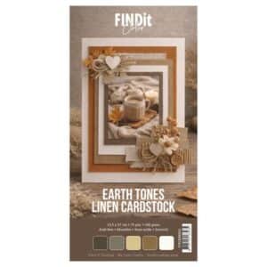 Find It Color - Linnen Cardstock Pack 4K - Earth Tones FITCB4K001