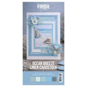 Find It Color - Linnen Cardstock Pack 4K - Ocean Breeze FITCB4K002
