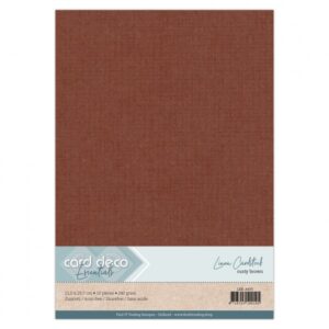 Linen Cardstock - Rusty Brown LKK-A470