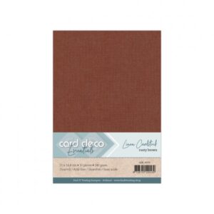 Linen Cardstock - Rusty Brown LKK-A570