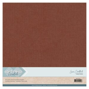 Linen Cardstock - Rusty Brown LKK-SC70