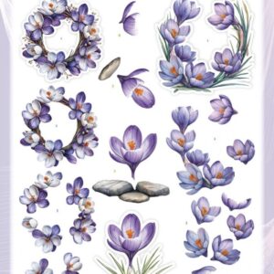 3D Pushout Sheet - Berries Beauties - First Blossoms - Stone and Bloom SB11083