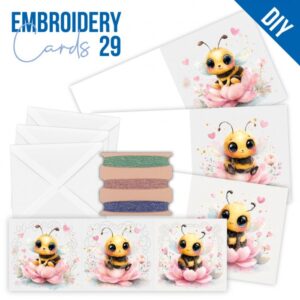 Stitch and Do PP cards 29 - Cute Bees STDOPP029