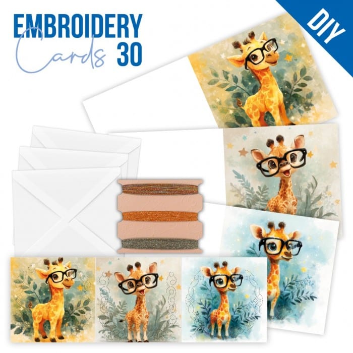 Stitch and Do PP cards 30 - Smart Giraffes STDOPP030