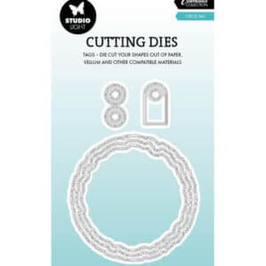 Essentials SL-ES-CD1090 - Torn Edge Tag round