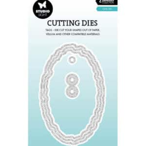 Essentials SL-ES-CD1091 - Torn Edge Tag oval