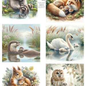 knipvel A4 Friends for Life - animals new life 99064/009