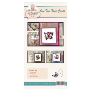 Rie Kuipers Creative – One-Two-Three Cards - Butterflies RKC10004