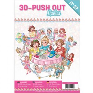 3D Push Out book 27 - Ladies 3DPO10027