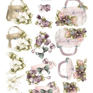 3D Cutting Sheet - Precious Marieke - Handbag CD12198