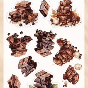 3D Cutting Sheet - Berries Beauties - Sweet Moments - Choclate Bliss CD12430