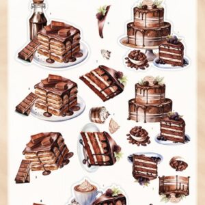 3D Cutting Sheet - Berries Beauties - Sweet Moments - Baked with love CD12431