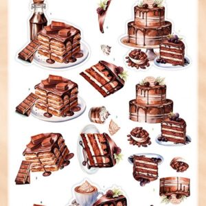 3D Pushout Sheet - Berries Beauties - Sweet Moments - Baked with Love SB11087