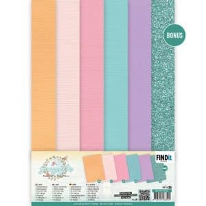 Linen Cardstock Pack - Berries Beauties - Dragonflies - A4 BB-A4-10031