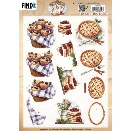 3D Cutting Sheet - Berries Beauties - Homestead Bakery - Bake Bites CD12454